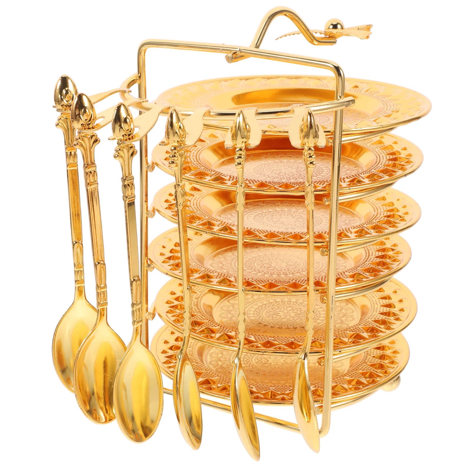 

Coaster Set Cupcake Display Plate Coffee Table Decor Dining Fruit Tray Kitchen Accessories Snack Plate Dry Fruit Durability