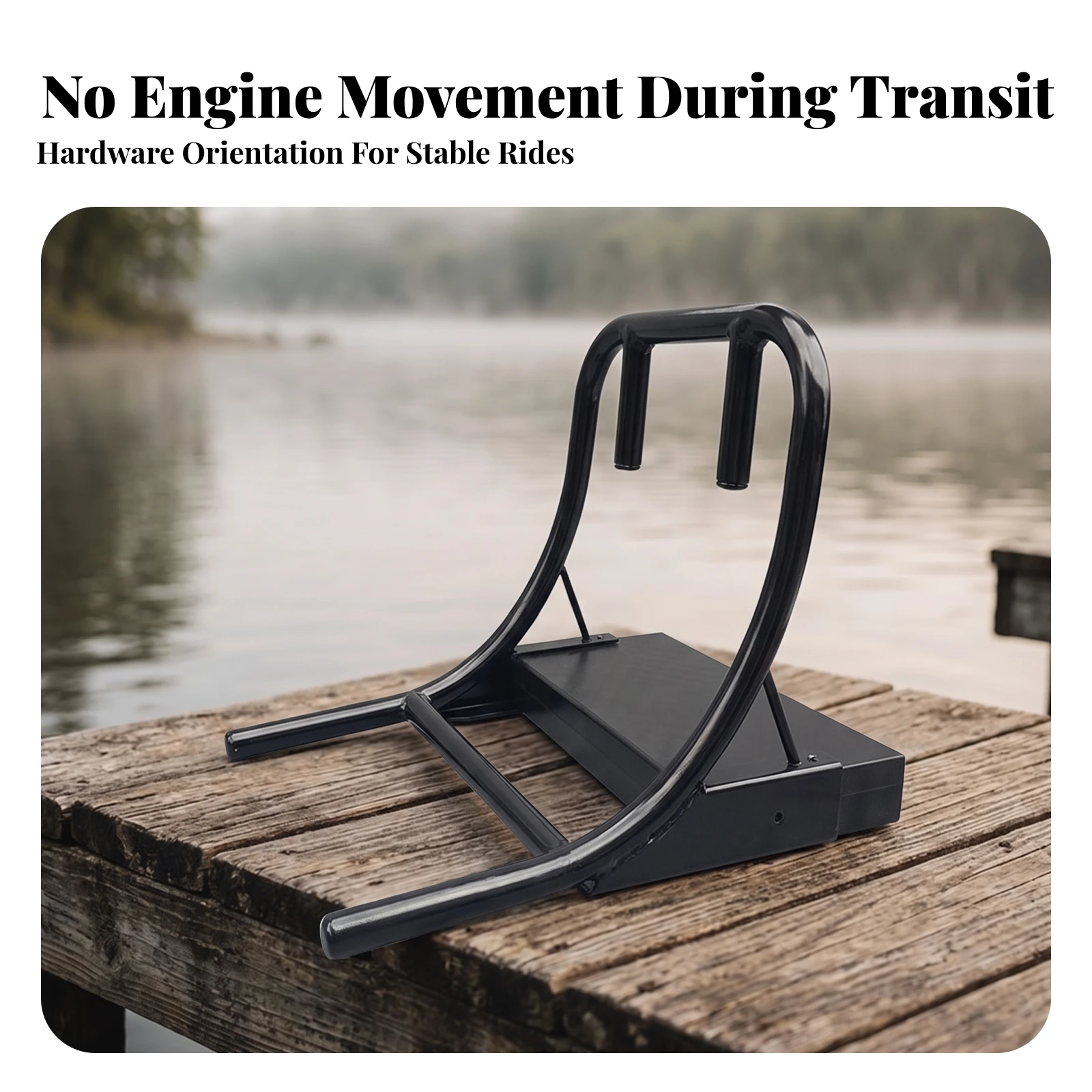 Outboard Motor Bracket Corrosion Resistant Outboard Motor Mount Secure Long-Lasting
