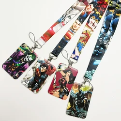 American Anime Movie Lanyards para chaves, alça de pescoço para cartão, crachá, corrente chave do ginásio, suporte da chave do cordão, DIY pendurar corda chaveiros, atacado