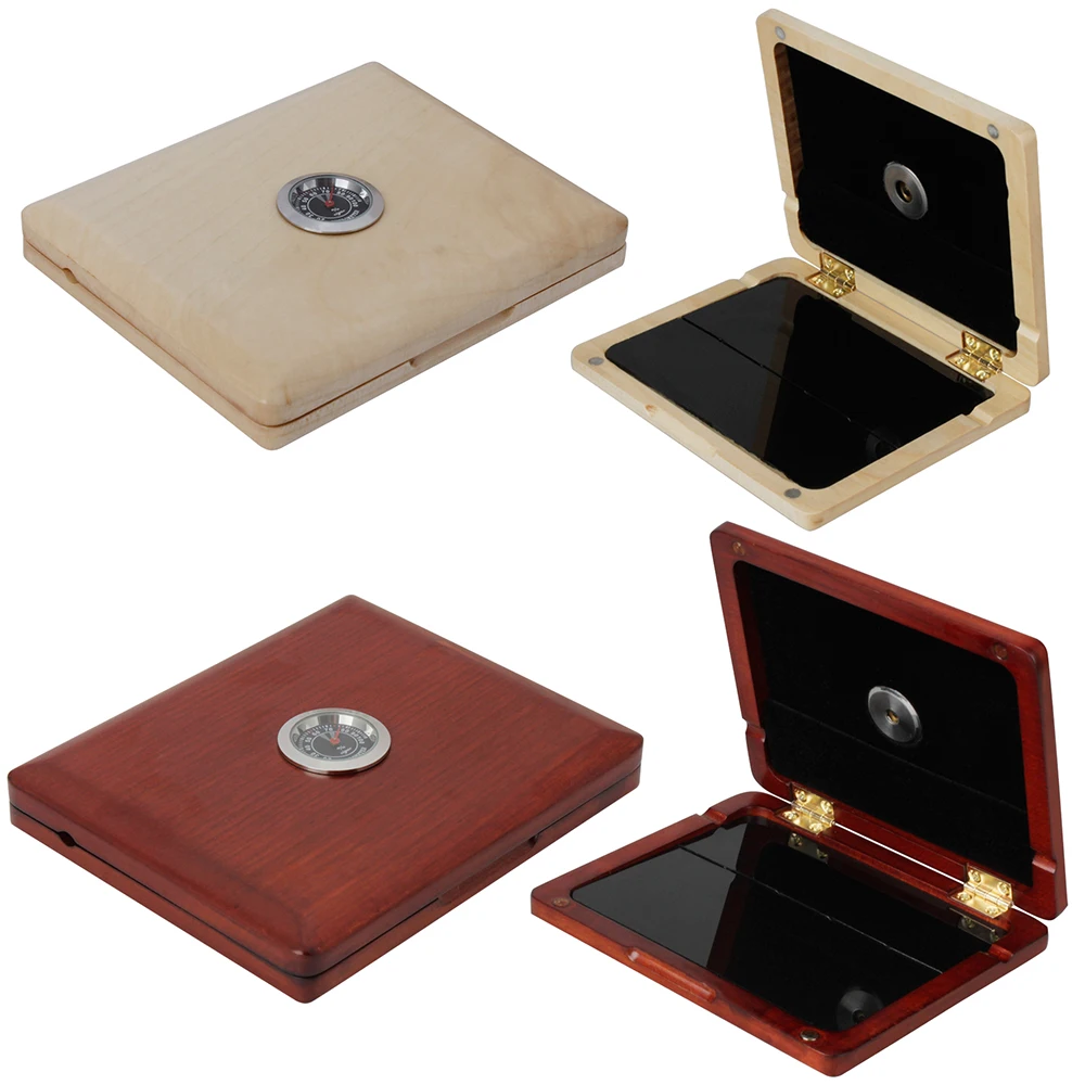 SLADE Saxophone/Clarinet Reeds Case Box 5Pcs Reeds Capacity with Humidity Meter Whistle Storage Box Woodwind Instrument Parts