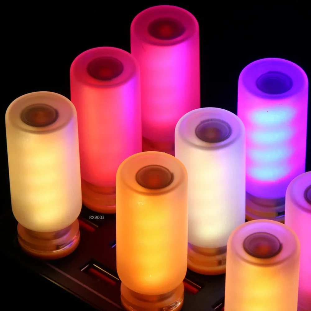 Car USB Touch Control Atmosphere Light Frosted Glass Dimming Light Filament Edison Bulb Night Light Camping Decorative Lights image 5