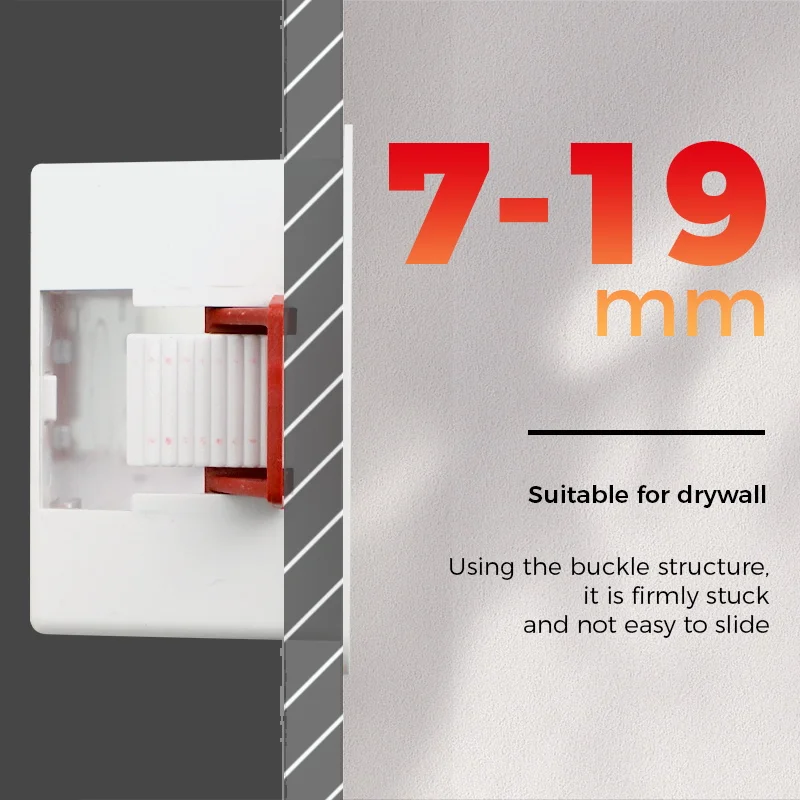 Avoir Drywall Installation Box 146 Type 45mm Depth Gypsum Board Mounting Boxes Plastic Wall Power Socket Switch Plasterboad Box