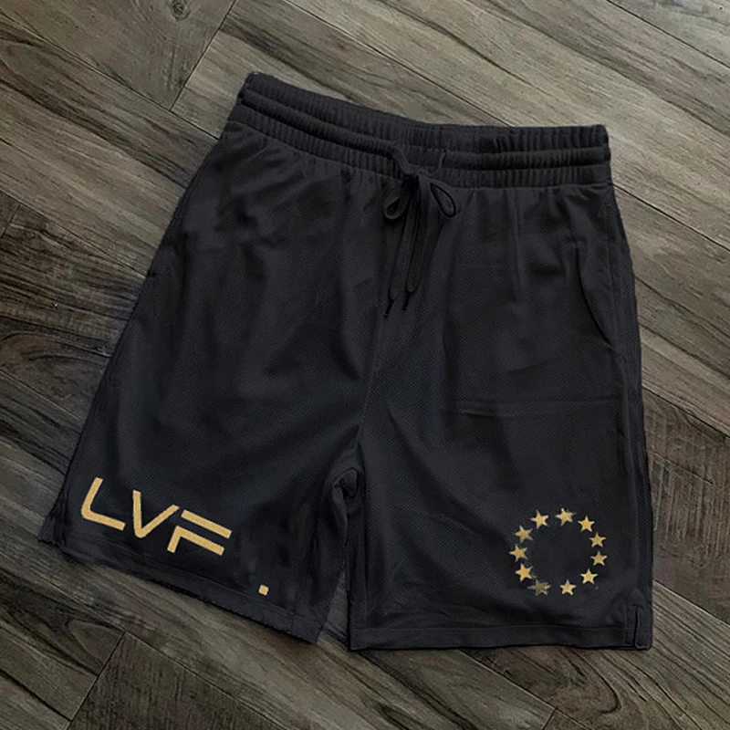 

Men's Quick Dry Mesh Shorts Summer Jogging Gym Running Training Fitness Casual Breathable Bodybuilding Workout Short Pants Male