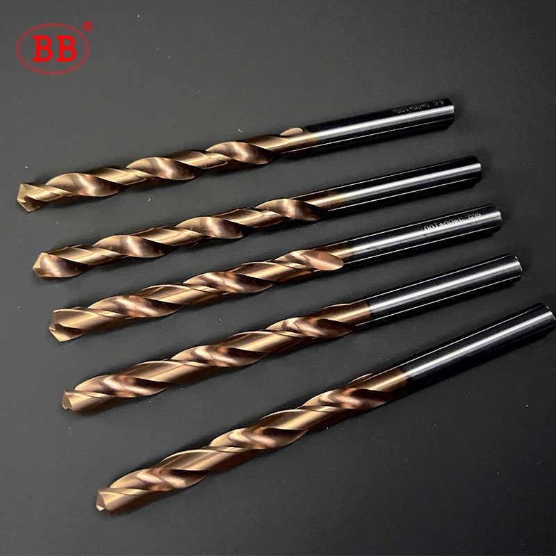 BB 120mm Length Coated Carbide Drill Machine Metal Hole Making Tool for Steel Stainless Steel