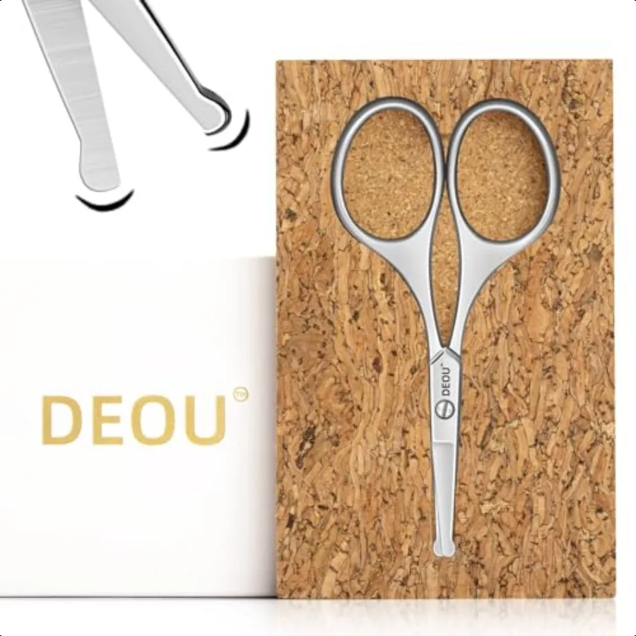 

Round nose safety scissors Stainl Steel Facial Hair Trimming tool Men's nose hair scissors Profional beauty scissors Hair Women