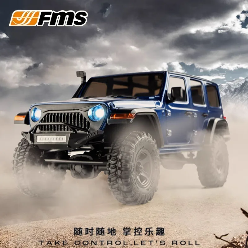 

Радиоуправляемая модель внедорожника FMS 1:18 Thunder Storm с полным приводом, имитирующая внедорожные условия, электрическая модель-игрушка.