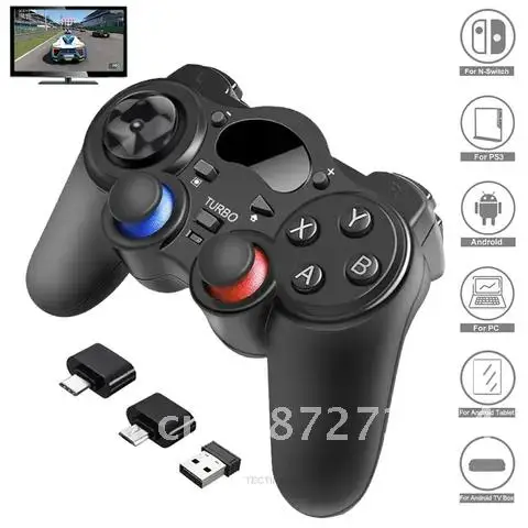 

Wireless Game Controller 2.4G For Switch Accessories Android Gamepad PC Joystick Joypad For PS3 Smart Phone/Tablet/Smart TV Box