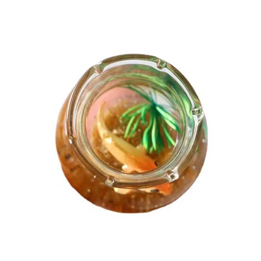 Model Dolls Decoration Furniture Accessories Dollhouse Miniature Miniature Fish Tank Glass Fish Tank Model Miniature Fish Bowl