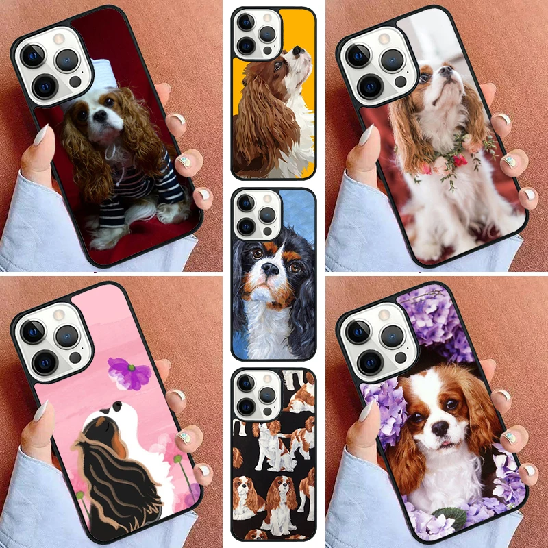 Funda de teléfono Cavalier King Charles Spaniel, carcasa para iPhone 16, 15, 14 Pro Max, 11, 13, 12 Mini Max, SE 2020, 6s, 7, 8 Plus