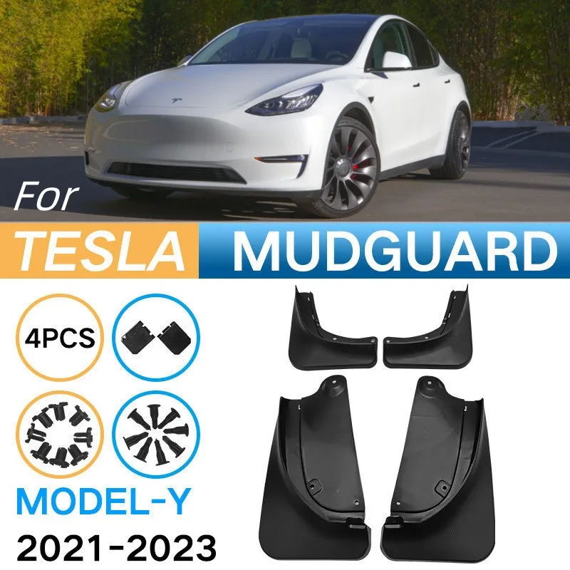 

Mudguards for Tesla Model Y 2021 2022 2023 Car Fender Mud Flap Guards Splash Mudflaps