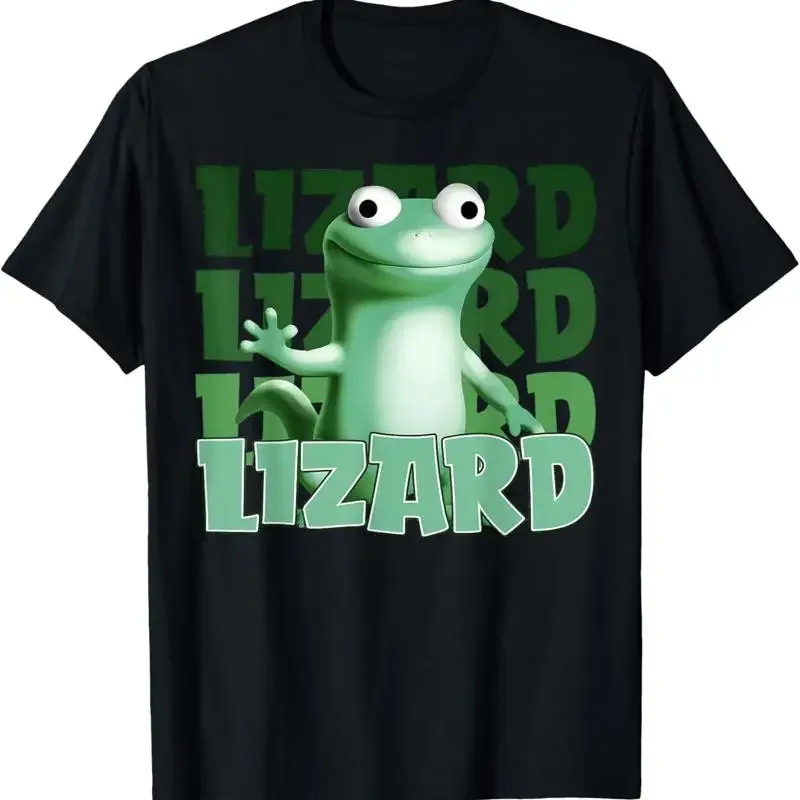 Animal Lizard Lizard Lizard Meme Funny Weirdcore Unisex TShirt