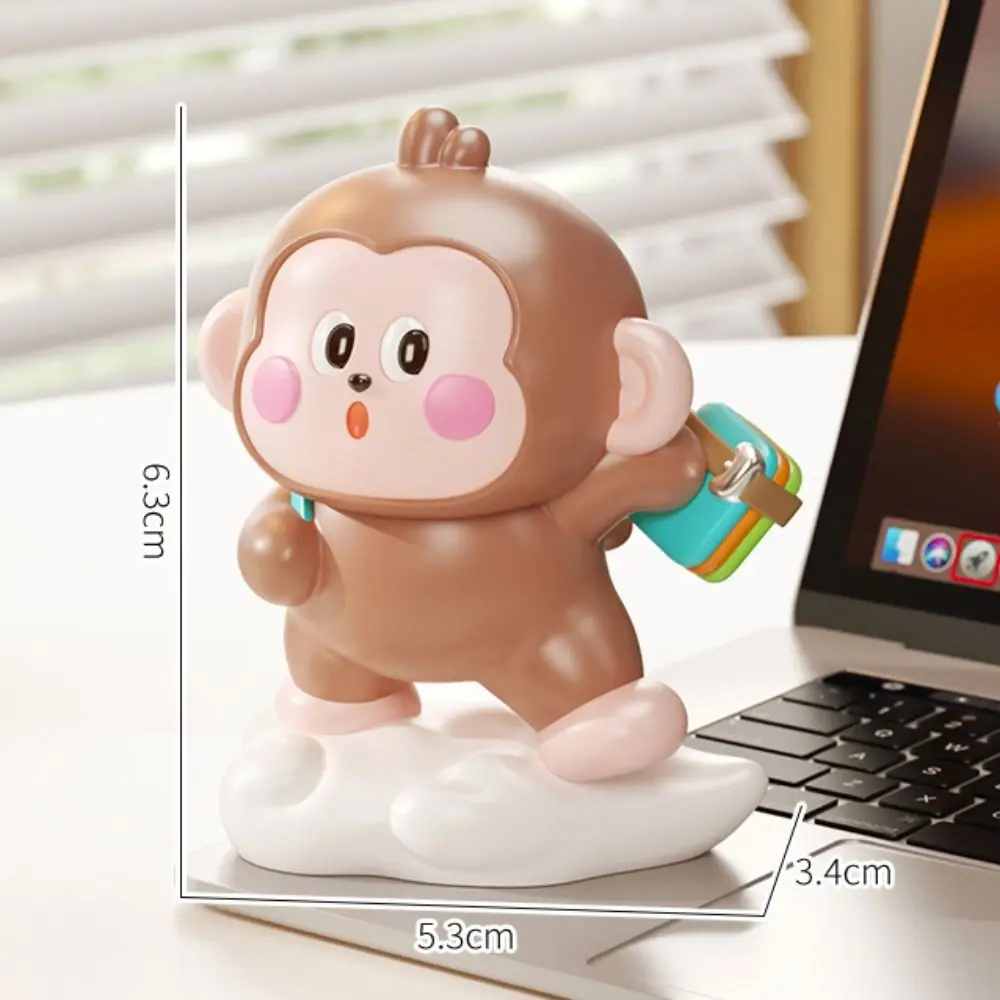Resin Monkey Miniature Figurine Statue Collectible Little Monkey Ornaments Cartoon Crafts Monkey Landscape Decoration - view 2