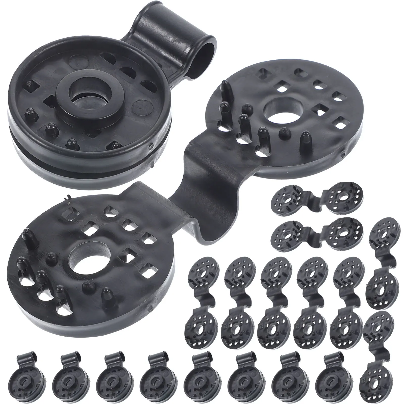 

100Pcs Durable Shade Cloth Clips Heavy Duty Lock Grip for Sunshade Netting Garden Greenhouse Outdoor Activities