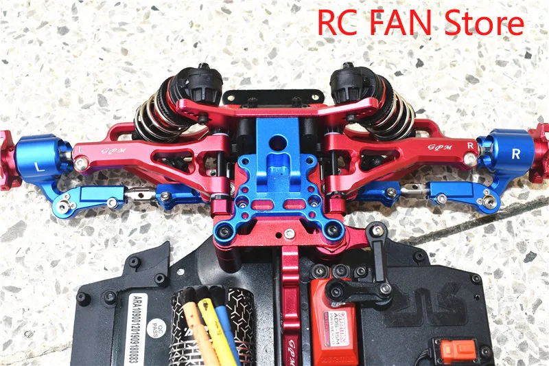 GPM ARRMA 1/7 FELONY INFRACTION LIMITLESS V2 1/8 TYPHON 6S Upgrade Parts Metal Front Upper Suspension Arm Swing Arm AR330215 RC