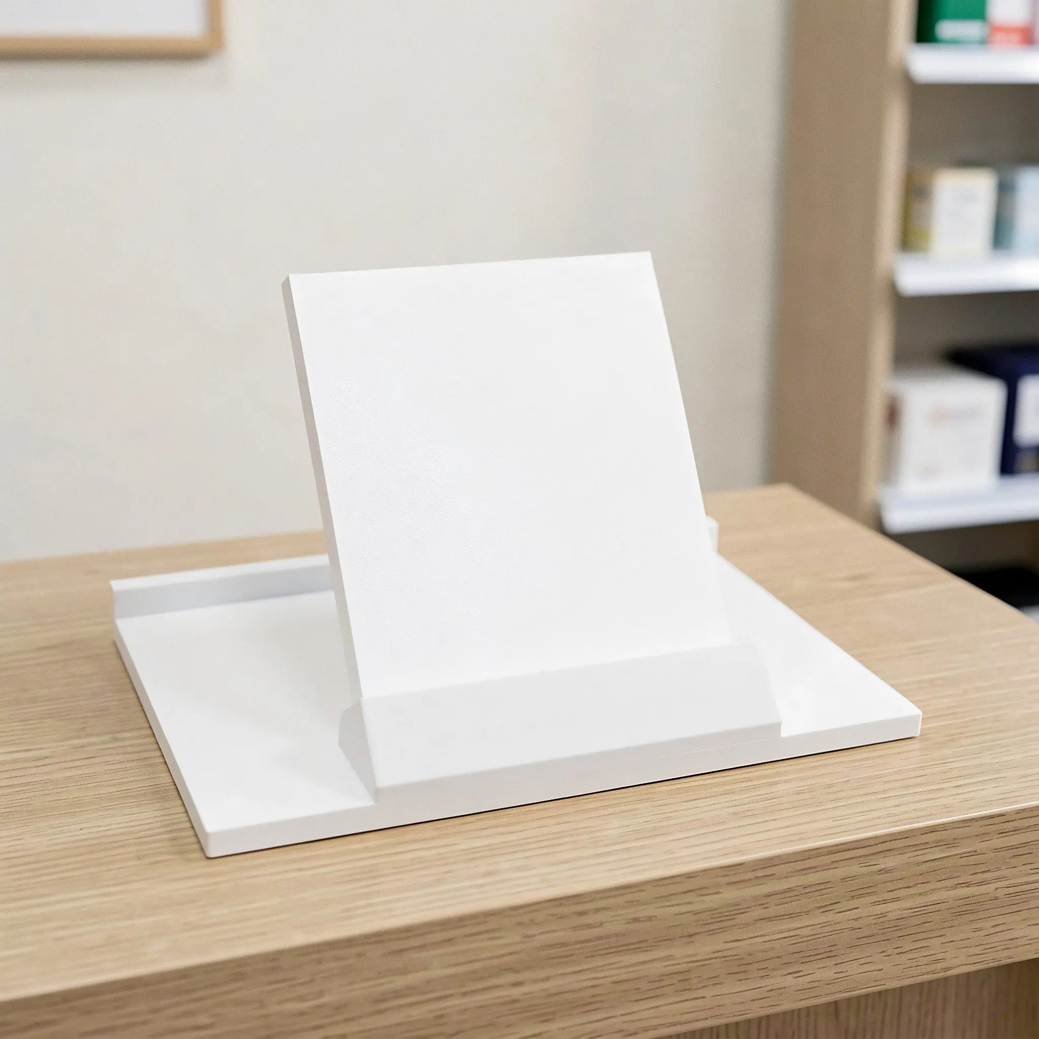 Aluminum Framed Digital Calendar Stand 3 Height Adjustable Anti Tip Stable Countertop Base Bedside Electronic Display Holder