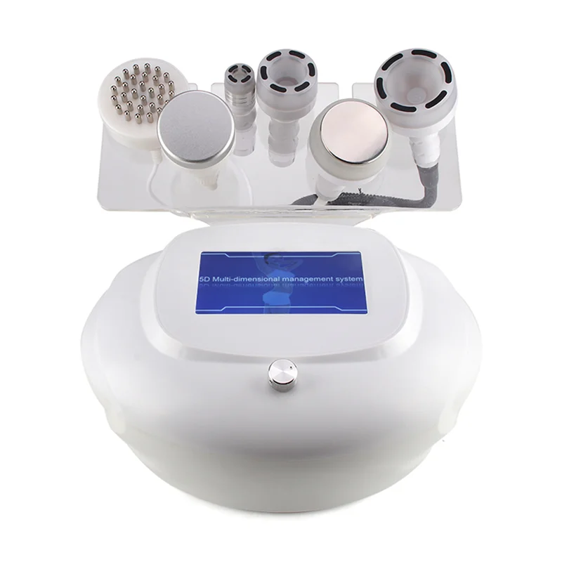 5In1/ 6 in 1 5D Ultrasound Cavitation Machine 40K 80K Body Slimming Vacuum Body Cellulite Reduction Body Contouring Carving Tool