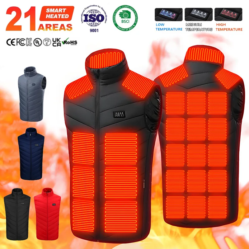 

Высокое качество умная безопасность на открытом воздухе жилет с подогревом пальто куртки мужские женские с подогревом USB электрическая куртка теплая одежда больших размеров
