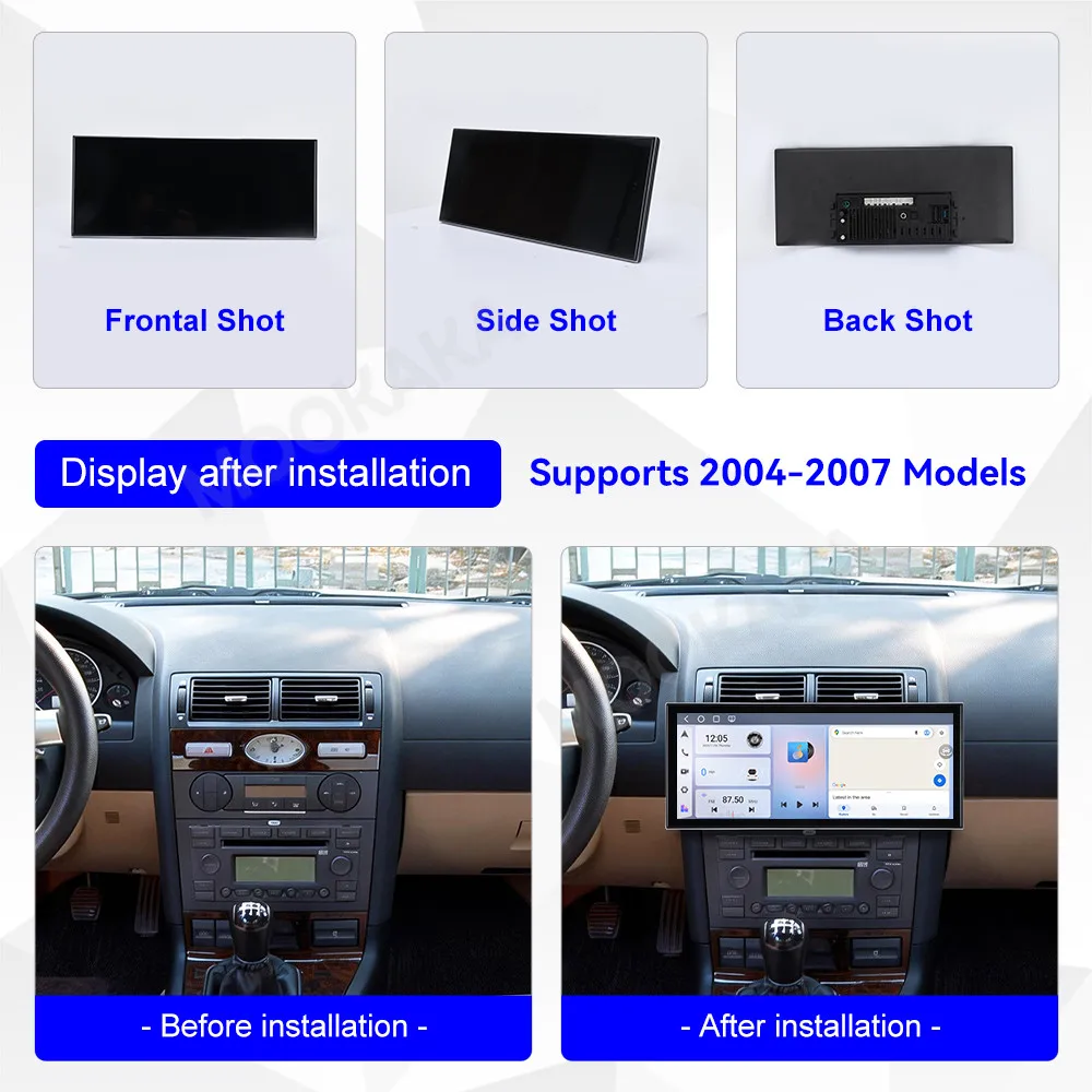 Car Accessories Radio For Ford Mondeo 2004-2007 Android Auto GPS Navigation Multimedia Stereo Receiver Head Unit Offline Maps
