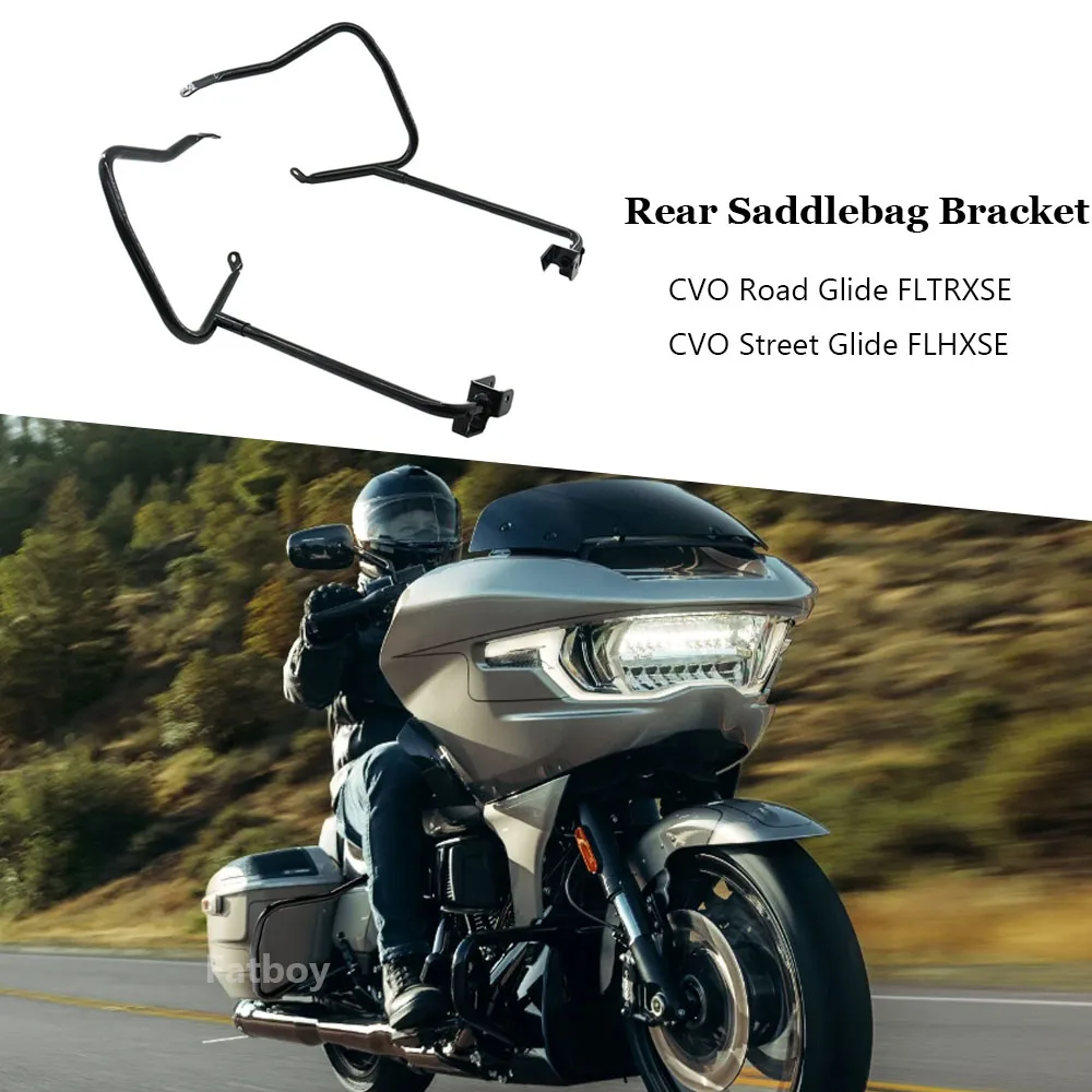 

For Harley Touring CVO Road Glide FLTRXSE Street Glide 2023 2024 FLHXSE Motorcycle Accessories Rear Saddlebag Guard Bracket Bar