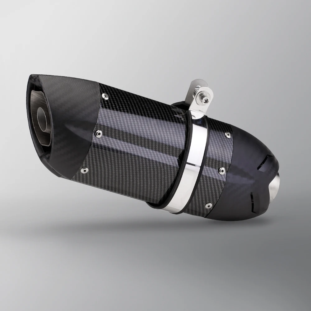 

Factory sell motorcycle exhaust system Universal 51mm exhaust muffler pipe fake carbon fiber exhaust with DB Killer