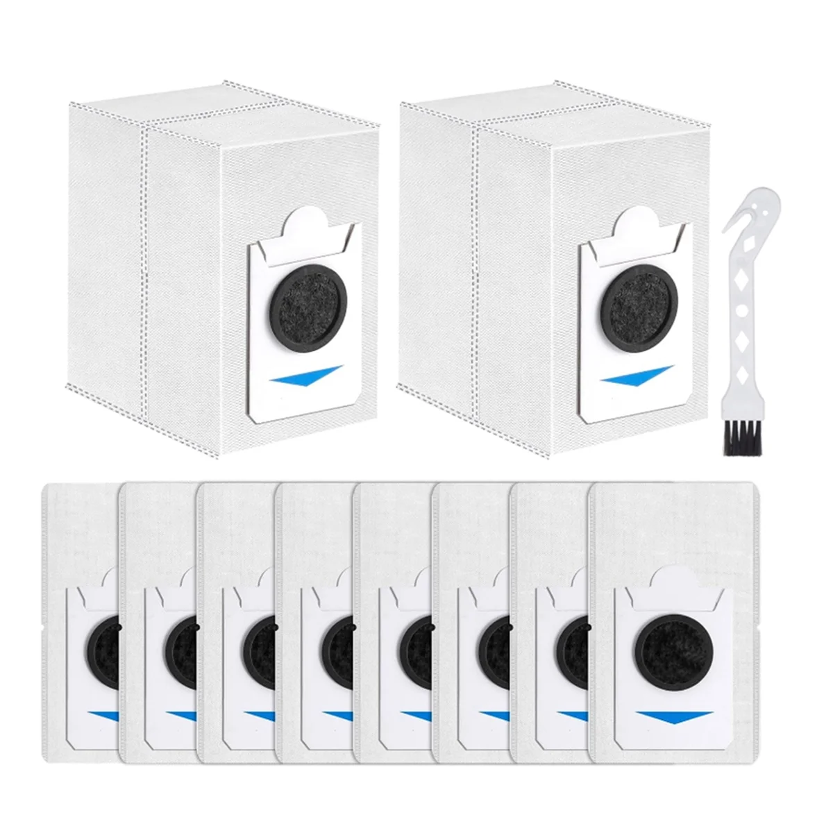 10 sacchetti per la polvere per aspirapolvere robot ECOVACS Deebot X2 COMBO T30S COMBO T30S, parti per aspirapolvere sacchetto grande da 2,9 litri