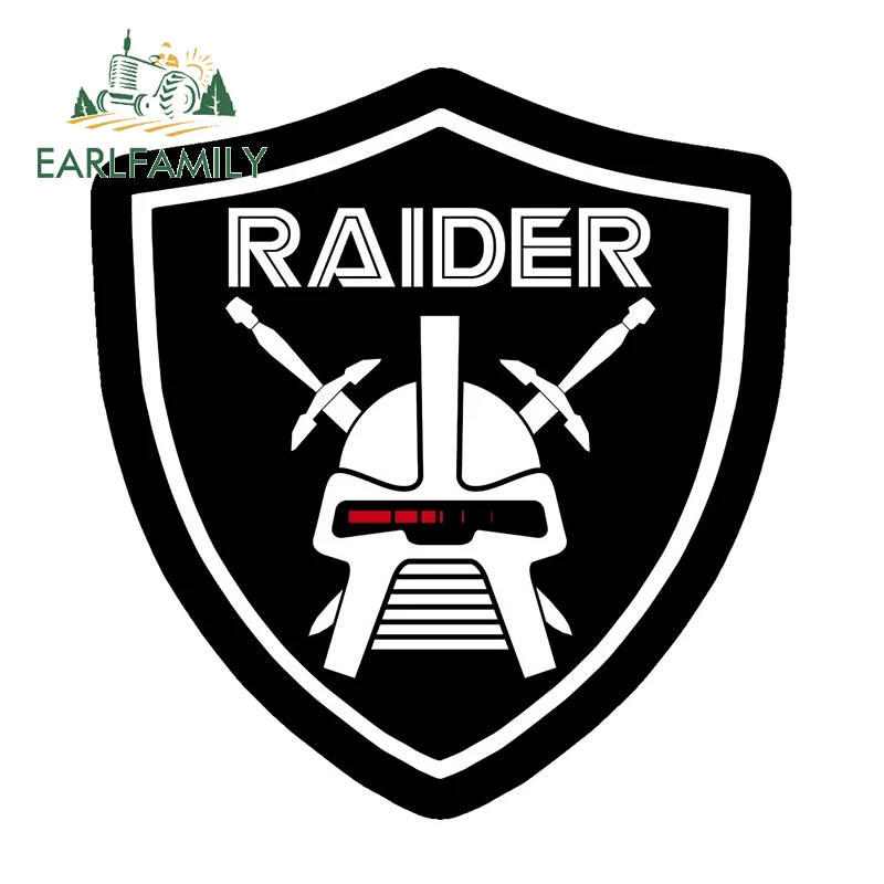 EARLFAMILY 13 см x 12,1 см для Cylon Battlestar галактика автомобильные наклейки креативные забавные солнцезащитные устойчивые к царапинам виниловые наклейки шлем