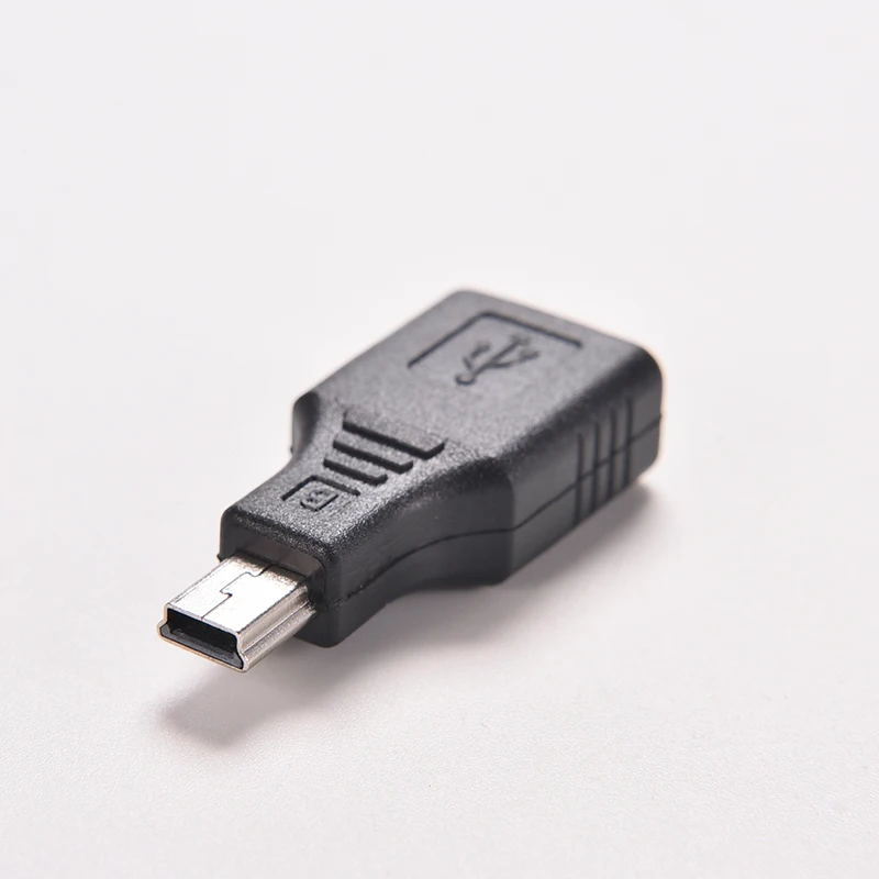 1PC Brand New Network USB 2.0 A Female To Mini USB B 5 Pin Male Cord Cable Hub Adapter