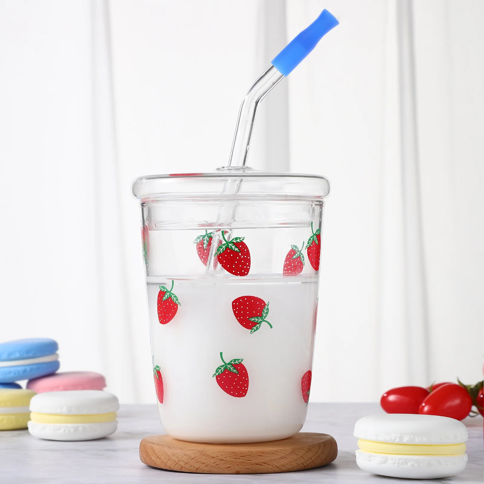 

8Pcs Silicone Straw Tips Multicolored Tasteless Soft Teeth Safe Drinking Straws Covers Red Yellow Rosy Blue Transparent Black