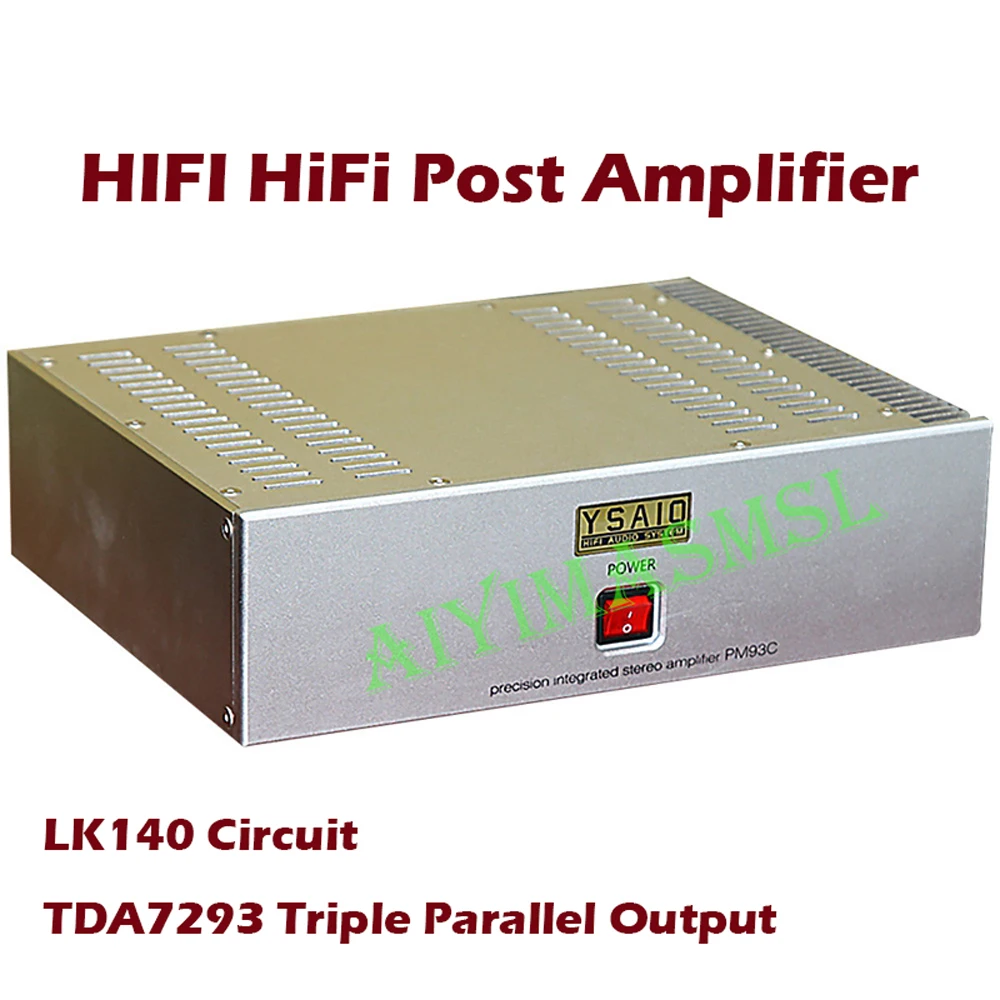 

AIYIMA SMSL M93C HiFi Post усилитель 2,0 150 Вт английский LK140 цепь TDA7293 тройной параллельный выход YSA10 задний усилитель аудио