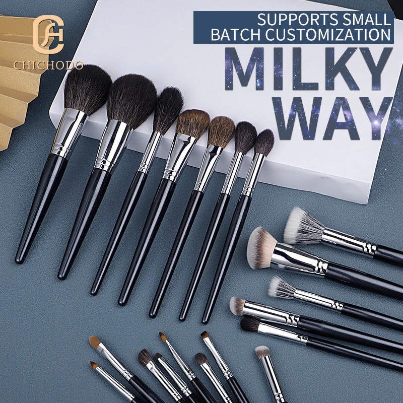 CHICHODO Makeup Brush-Milky Way Series Natural and Synthetic Hair 23Pcs Brushes-Foundation Powder Eyeshadow Eyebrow Eyeliner