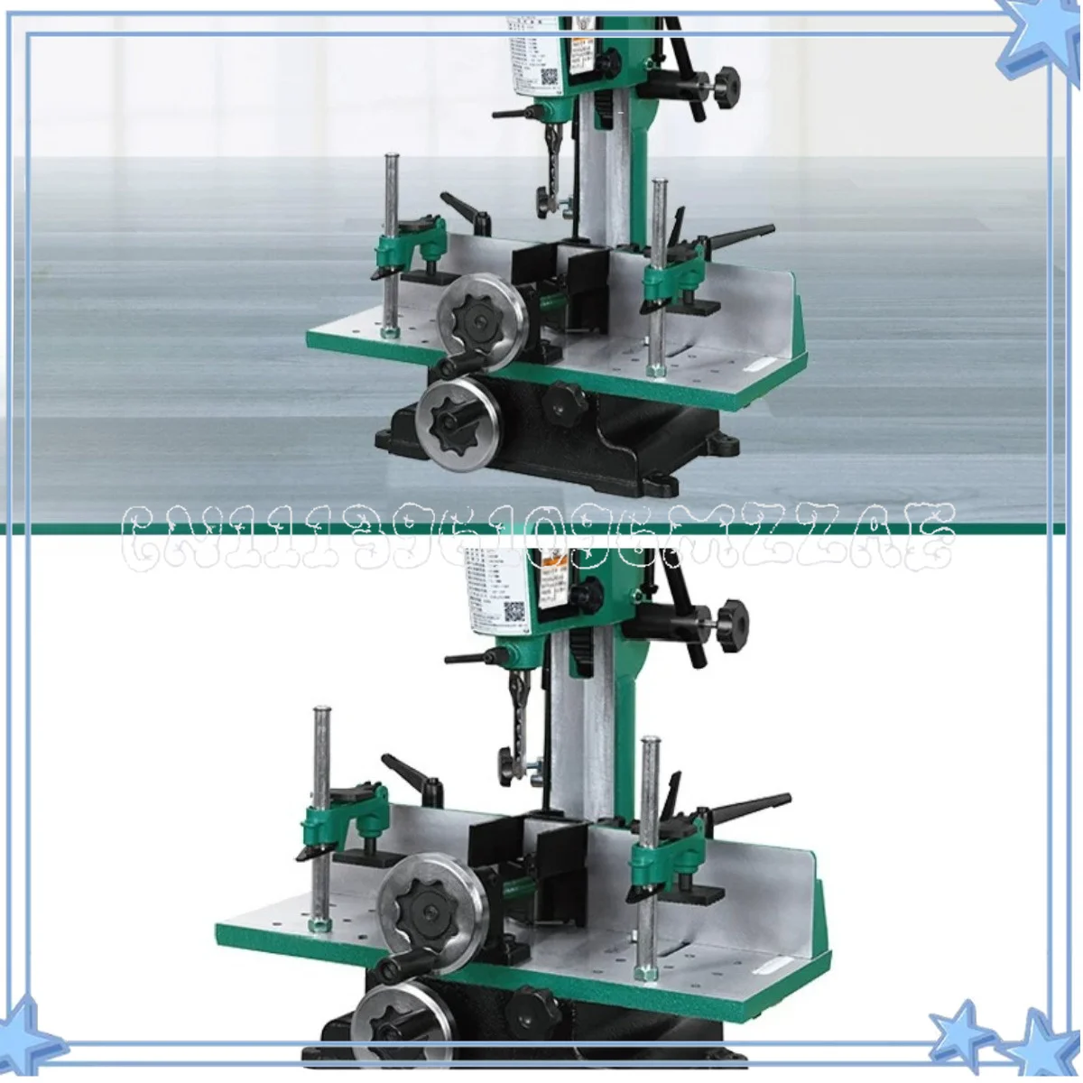 1000W Drilling Rig H1600 Square Tenoning Machine Tenoning Drilling Machine Bracket Cast Iron Square Hole