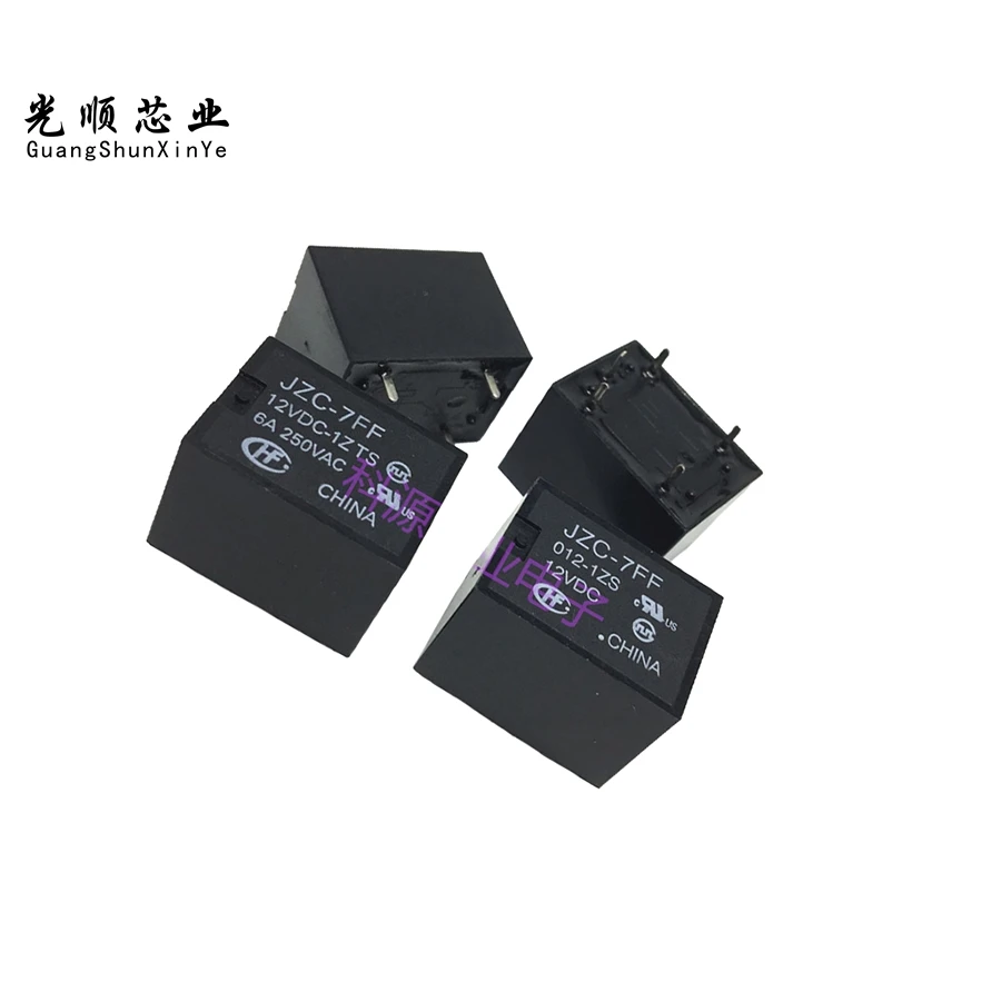 JZC-7FF-12VDC-1ZTS 12VDC 6A  5Pin  JZC-7FF-12VDC-1ZS