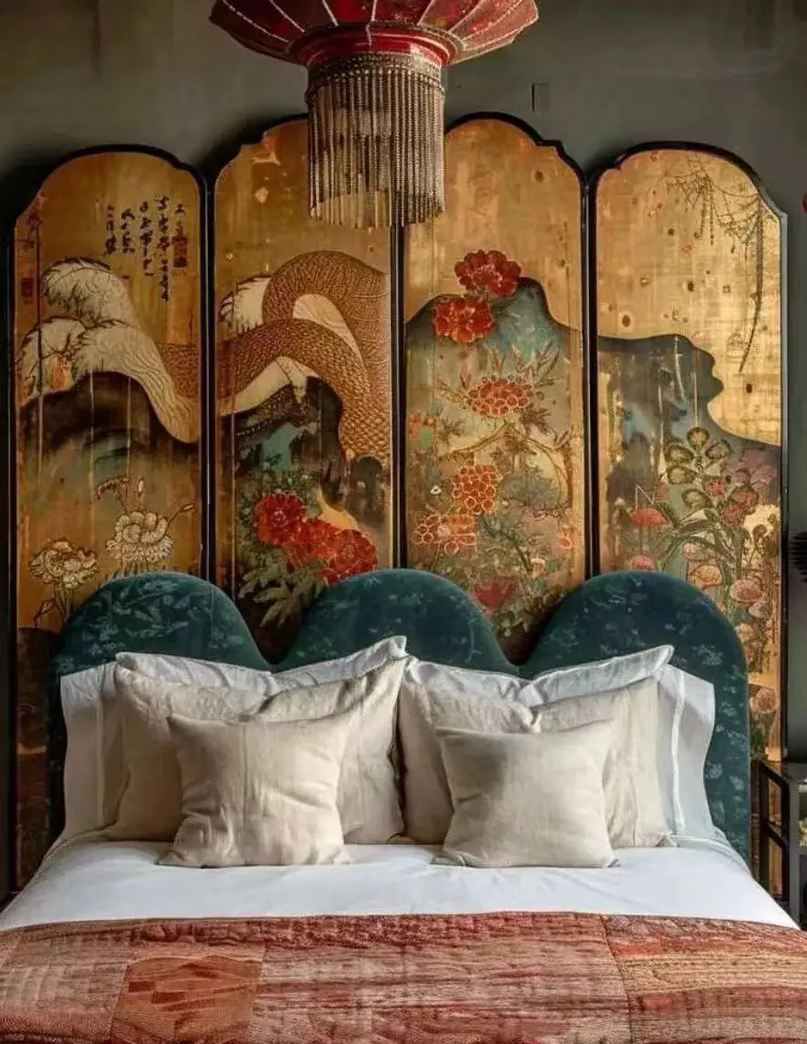 

！@Sationscreens Room Dividers Solid Wood Traditional Living Room Bedroom Foldable Television Screen Antique Model 35412 Furnitur