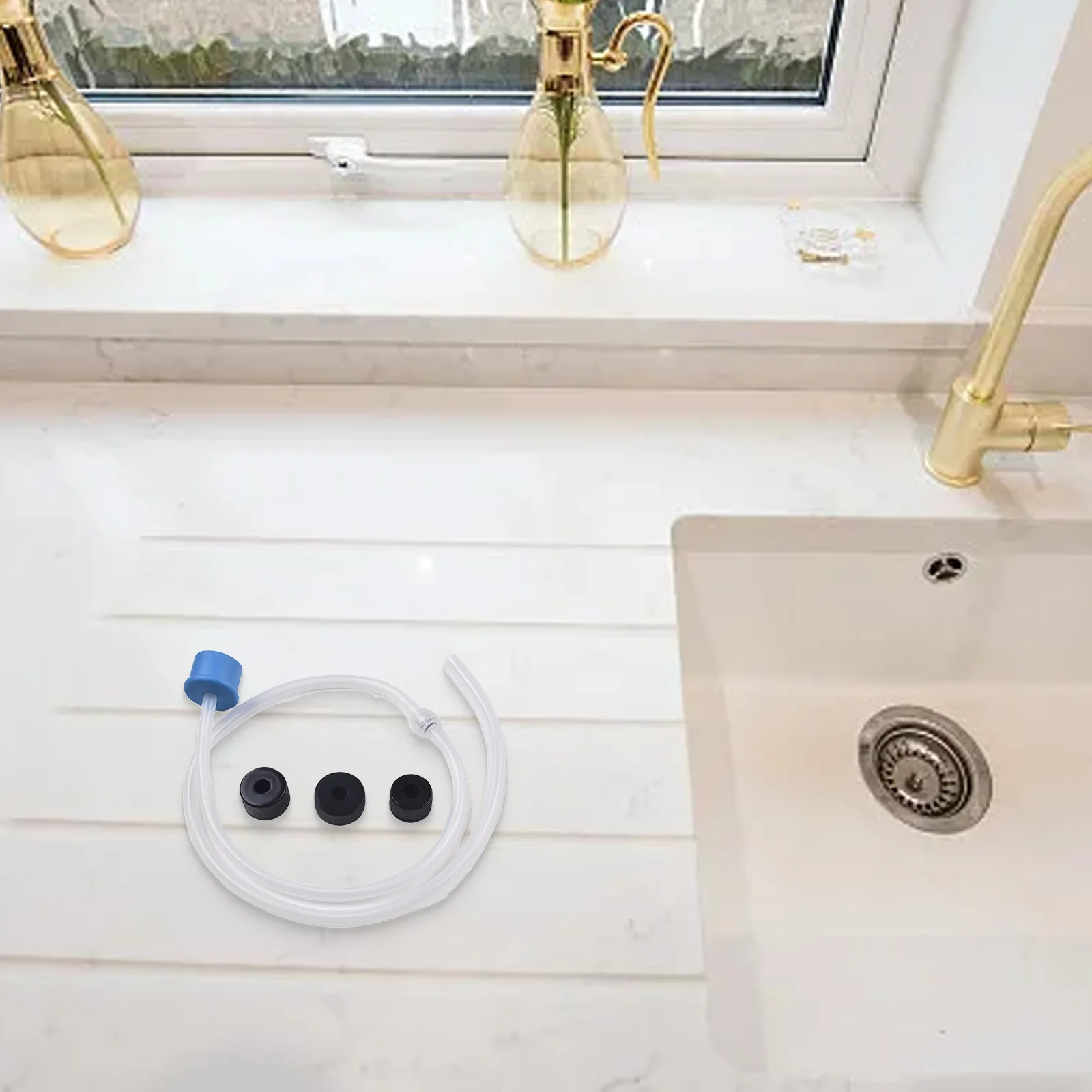 Soap Dispenser Tool Silicone Soap Dispenser Extendable Hose Kit Silicone Effortless Soap Dispensing Hose Length