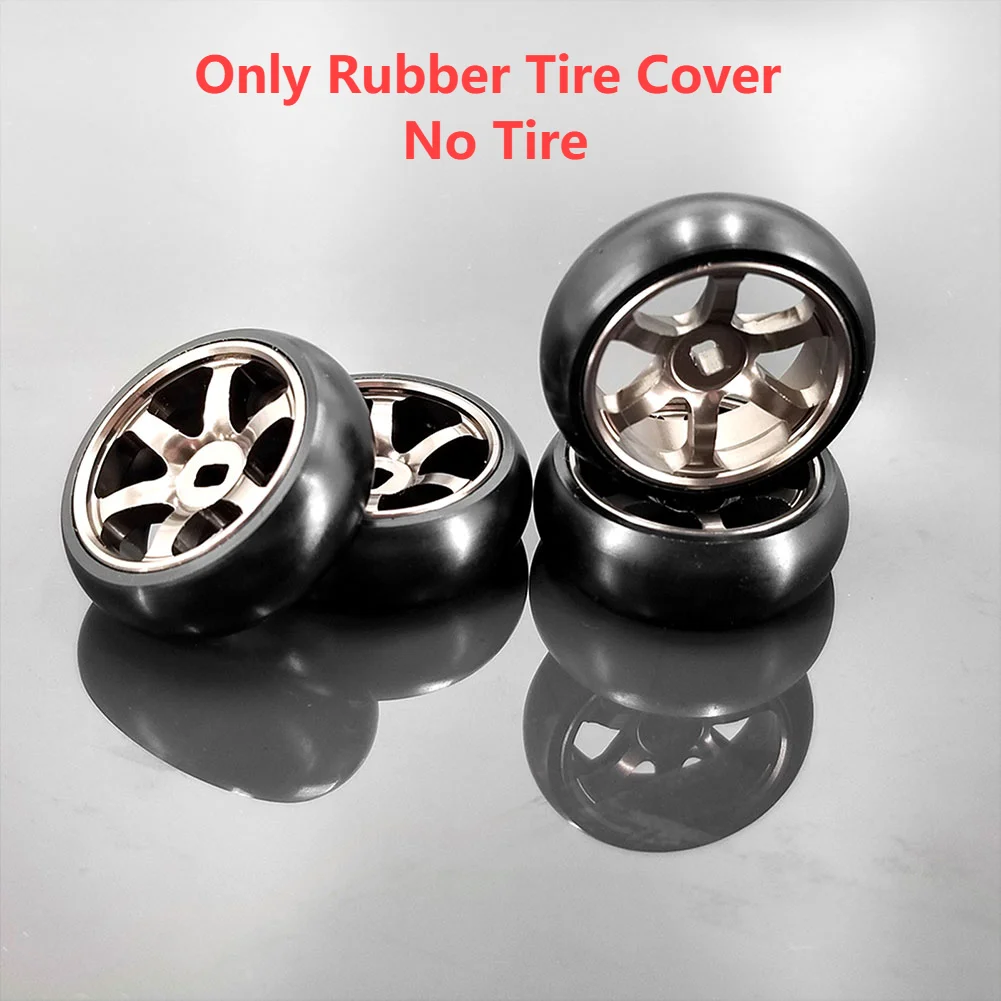 4pcs Wheel Tires Tyre Upgrade Parts 25mm RC Car Tires Replacement RC Car Wheel Tires Accessories for Wltoys 1/28 K969 K989