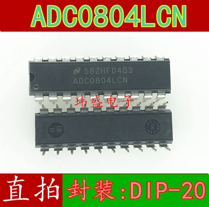 

5 шт. ADC0804 ADC0804LCN DIP-20 8-bit CMOS последовательное сравнение A/D конвертер