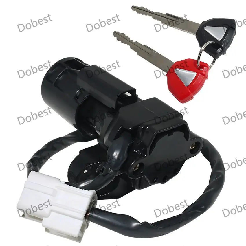 Motorrad-Zündschlüsselschloss für Kawasaki EX400 Ninja 400 / ABS und ER400 Z400 OEM: 27005-0635 / 27005-0717 / 27005-0670 – Detail 1