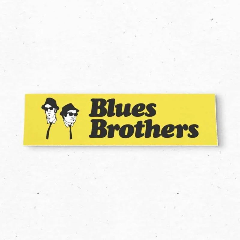 

Blues Brothers (1980) Bumper Sticker - Movie Vintage Style - Vinyl Decal 80s - Bumper Stickers - Car Stickers