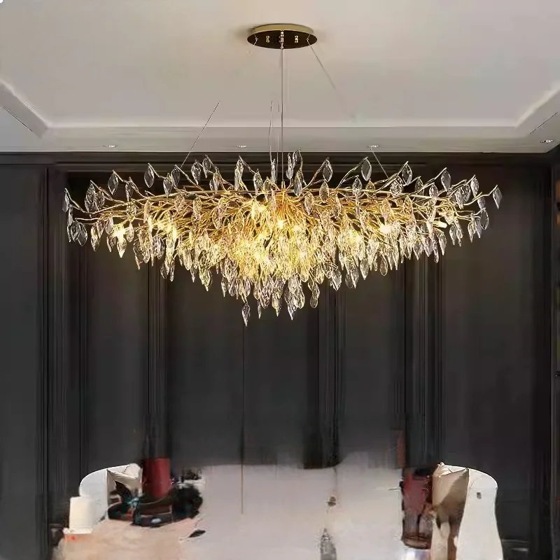 

Luxury Restaurant Lighting Home Decoration Bedroom Lighting Main Hall Chandelier Living Room High-end Crystal Lighting Fixtures