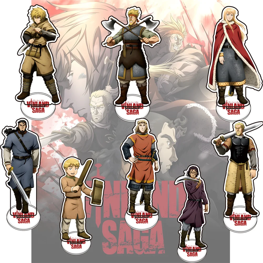 Vinland Saga 15cm Anime soporte acrílico decoraciones de mesa accesorios decoración regalos producto exquisito