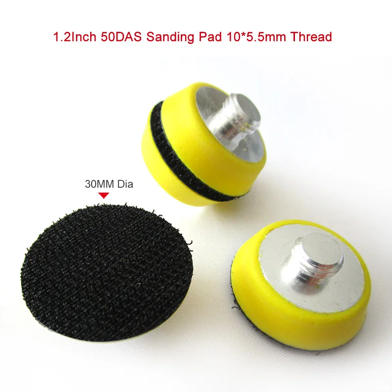 1.2Inch 30MM Back-up Sanding Pad for Hook and Loop Sanding Discs Polishing & Grinding Tools Sander Grinder Electric drill Dremel