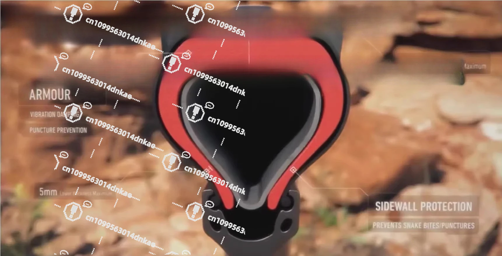 Vacuum Tire Protection Ring Anti-explosion Pad for Mountain Bikes