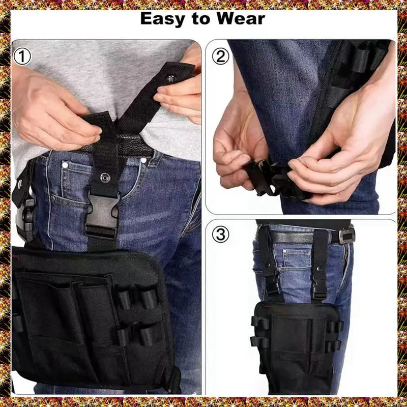 BTCL Repair Tool Bag Around Your Leg Tool Bag Compact Small Carrier Bag For Electrician Mechanic Tool Pouch