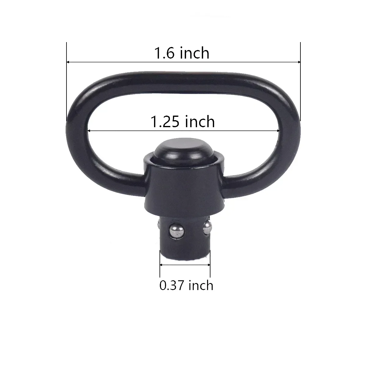 Taktischer CNC CQD Schultergurt Schnellverschluss RSA GBB Gurtadapter MLOK 20mm Schiene Jagd Airsoft QD Schlaufen AR15 AK47