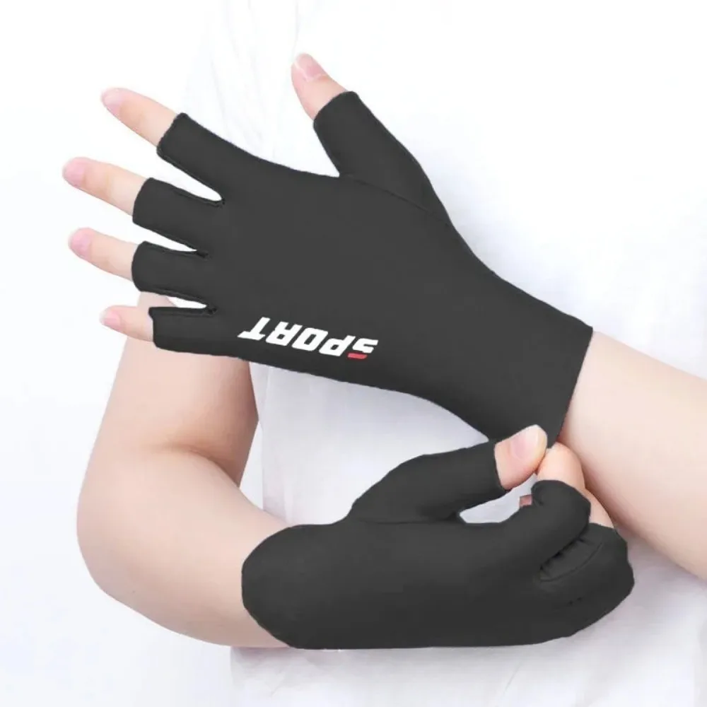 2027 new Ice Silk Halffinger Cycling Gloves for Men and Women Outdoor Sports Fitness Driving Fishing Highelastic Comfortable
