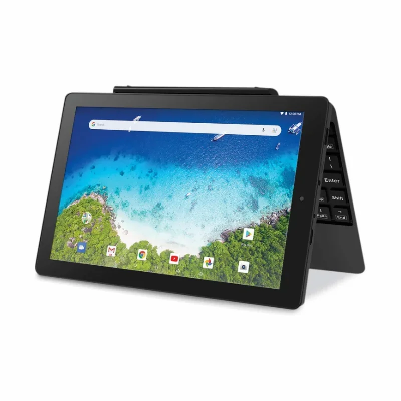 New RCT6B06 10.1 INCH 2-in-1 Tablet 2GB RAM 32GB ROM Google Android 9 Quad Core with Touchscreen And Detachable Keyboard
