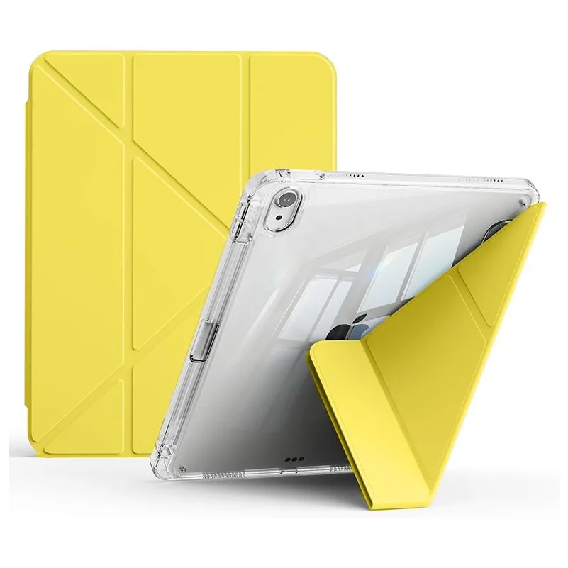 

Y-Folded Case For iPad iPad(A16)11th 11 2025 Pencil Holder Cover iPad 10.2 7/8/9th 10th 10.9 Air 4 5 Pro 11 13 2024 Stand Case