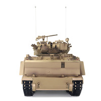 Tongde 1/16 RC Military Tank M2412-A M113A1 MRV 320 Turret Rotary Barrel Recoil Infrared Driving Wheel Remote Control Panzer