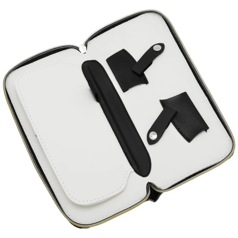 Good Leather Case Professional Hairdressing Scissors Bag 2pcs or 4pcs Scissors Storage Bags Barber Holster Pouch Holder C0018A