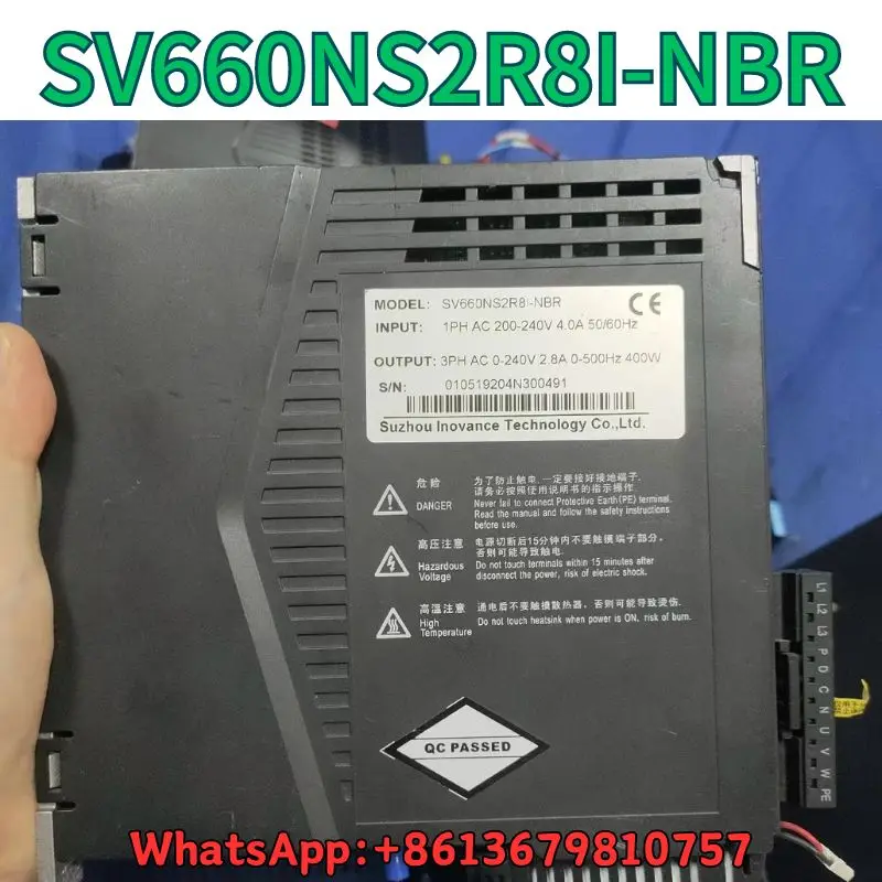 Used 400W drive SV660NS2R8I-NBR test OK Fast Shipping